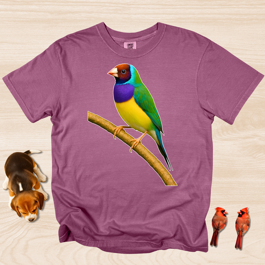 Bird Shirt Gouldian Finch