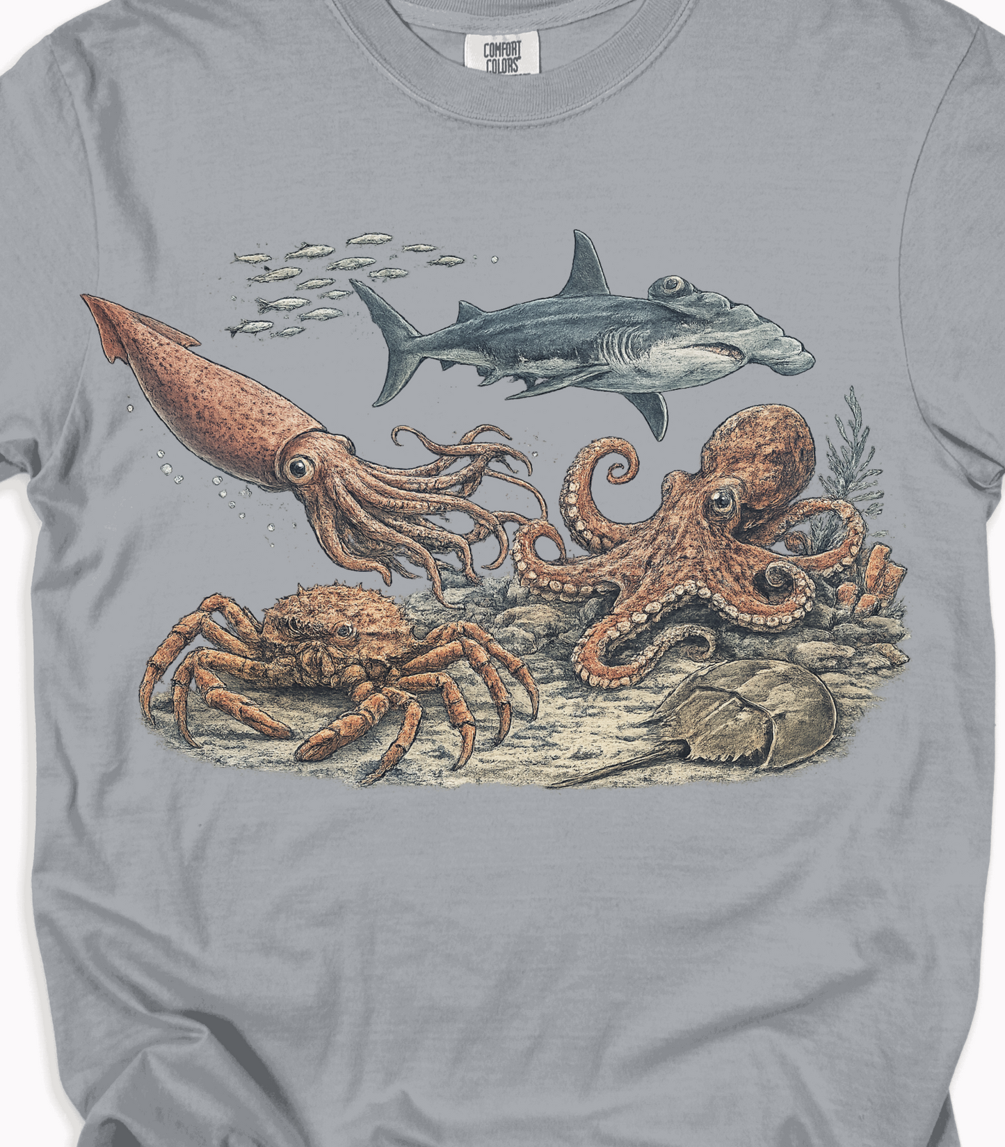 Ocean Animal Lover Shirt - Cute Sea Life Graphic Tee