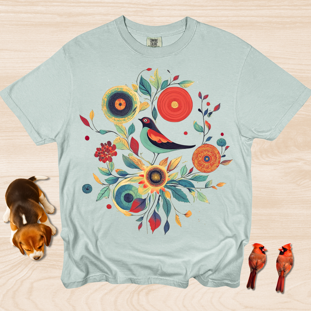 Cottagecore Bird Design