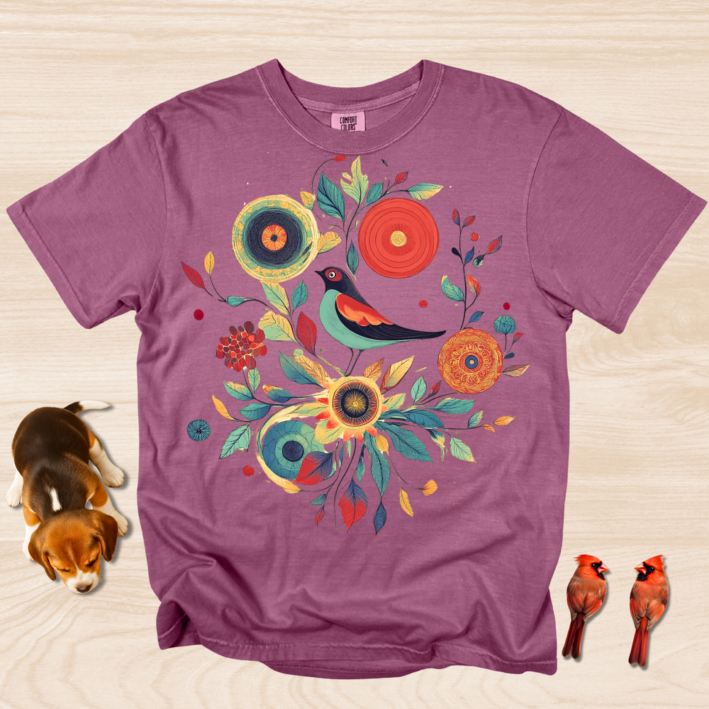 Cottagecore Bird Design