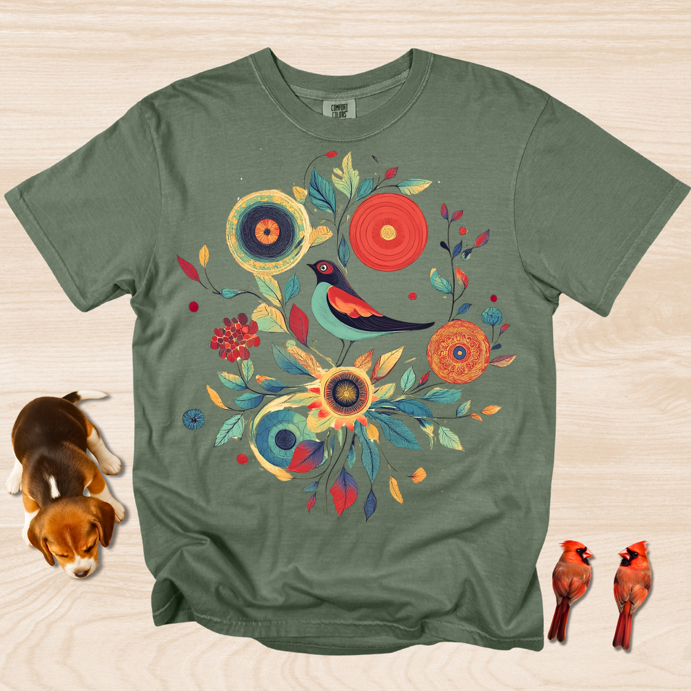 Cottagecore Bird Design