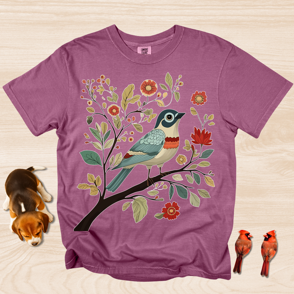 Cottagecore Bird Design