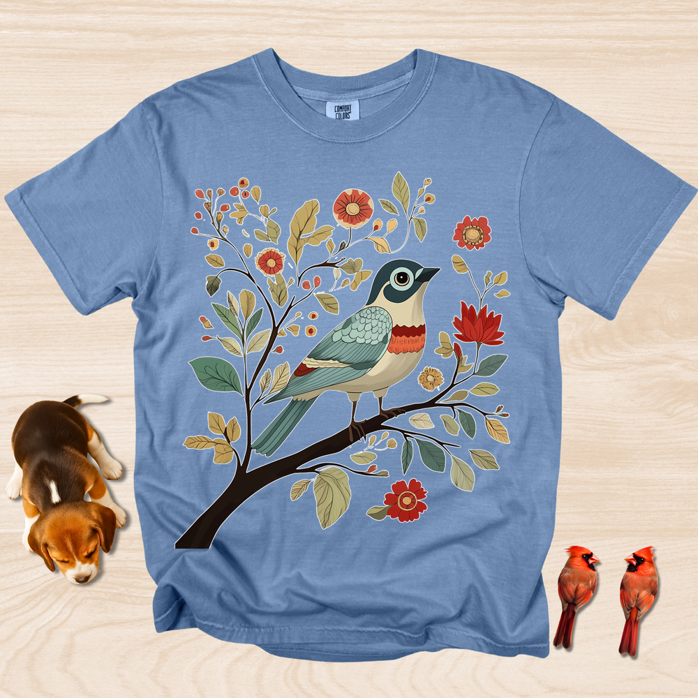 Cottagecore Bird Design