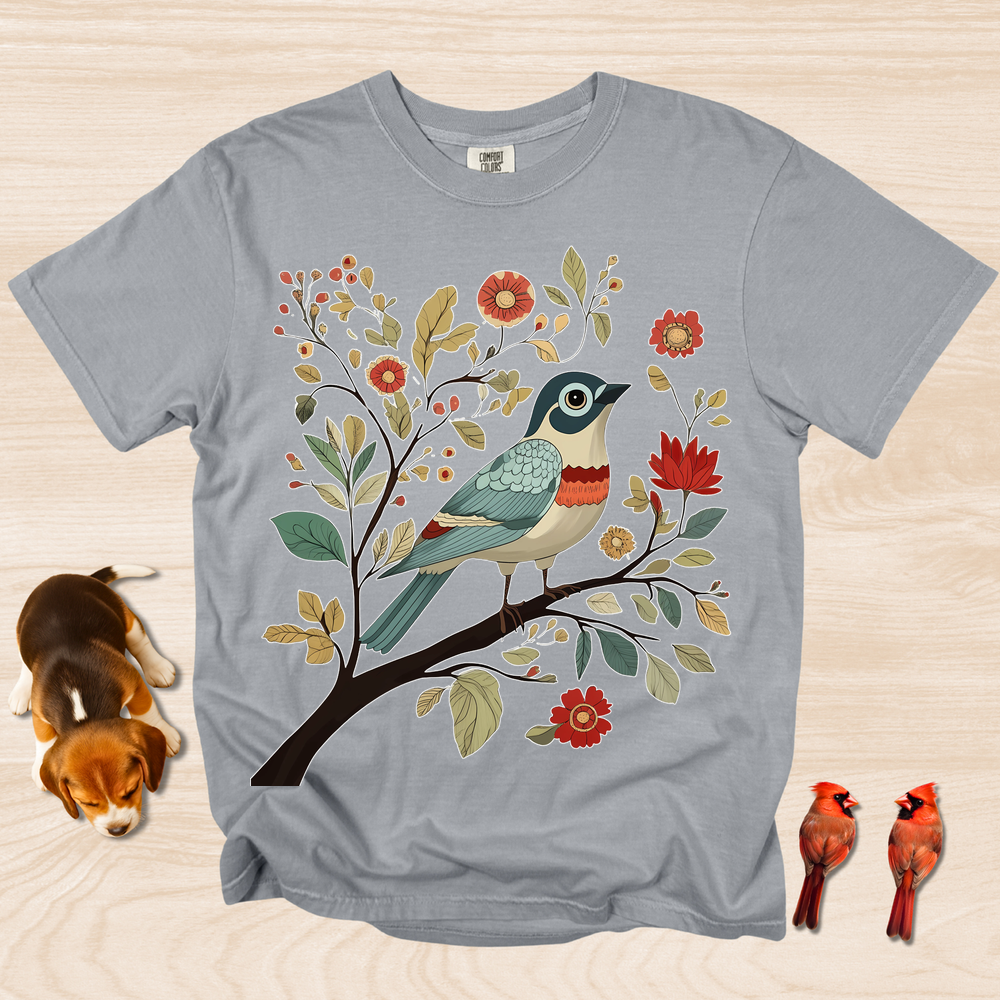 Cottagecore Bird Design