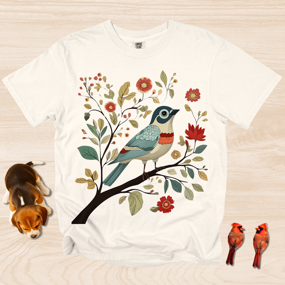 Cottagecore Bird Design