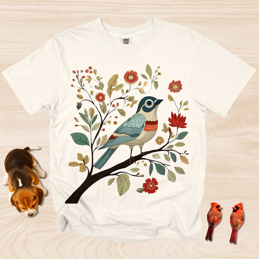 Cottagecore Bird Design