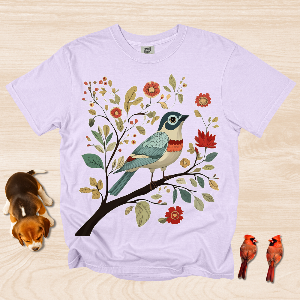 Cottagecore Bird Design