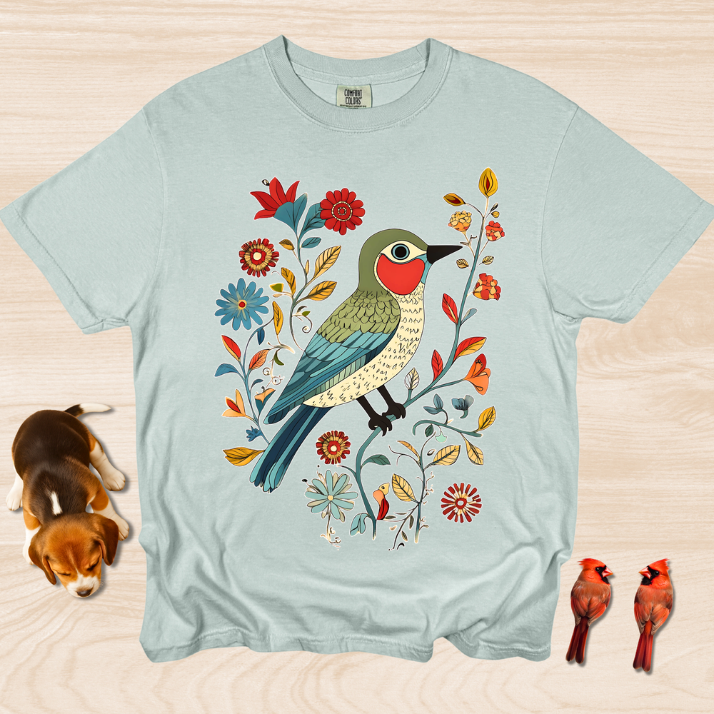 Cottagecore Bird Design