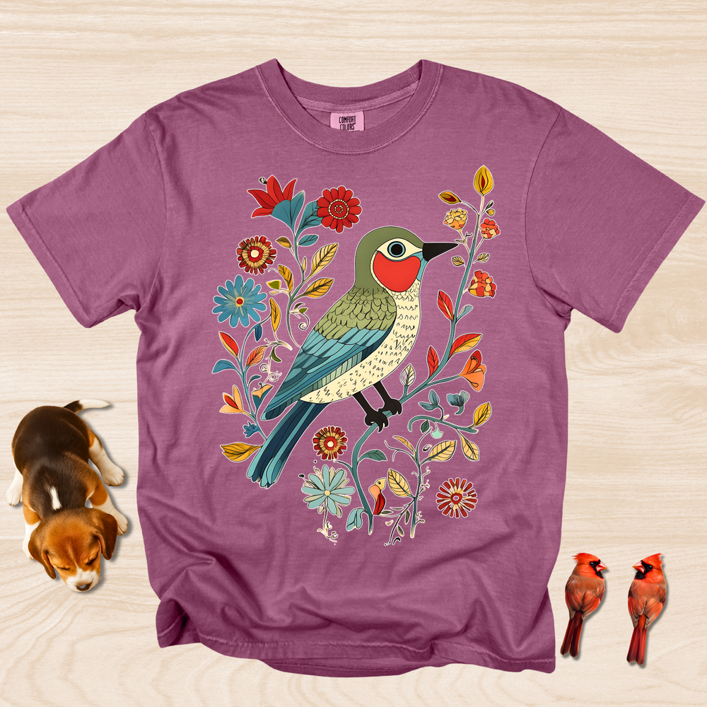 Cottagecore Bird Design