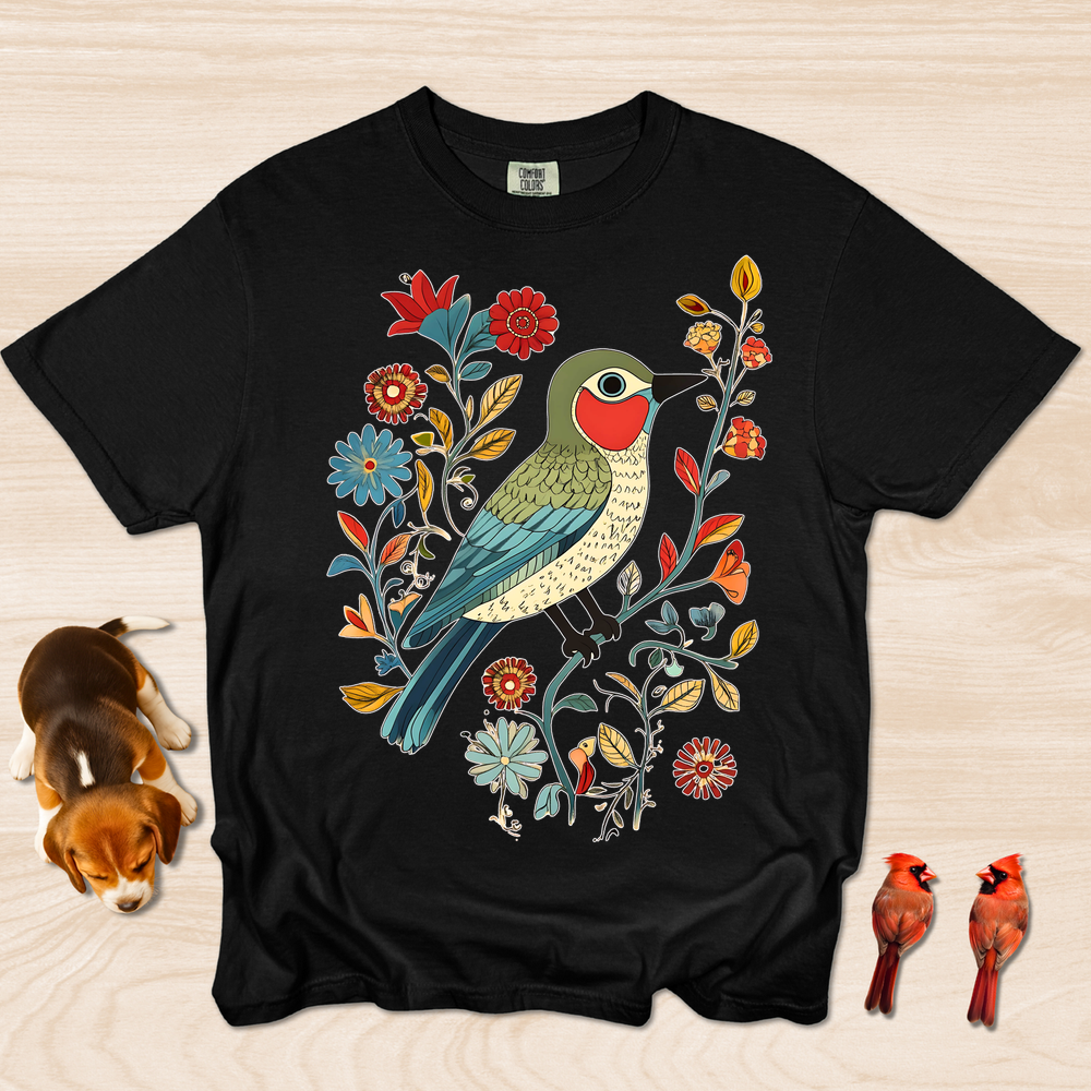 Cottagecore Bird Design