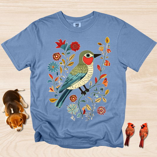 Cottagecore Bird Design