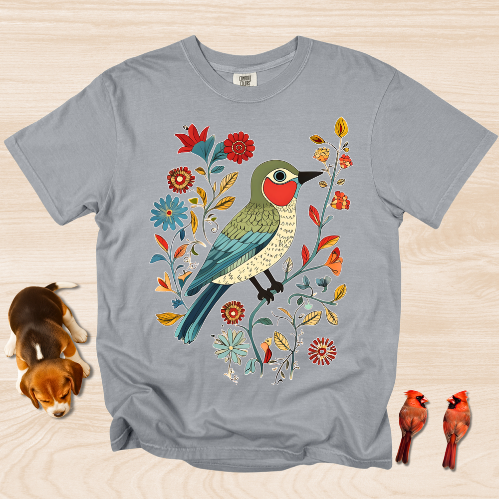 Cottagecore Bird Design