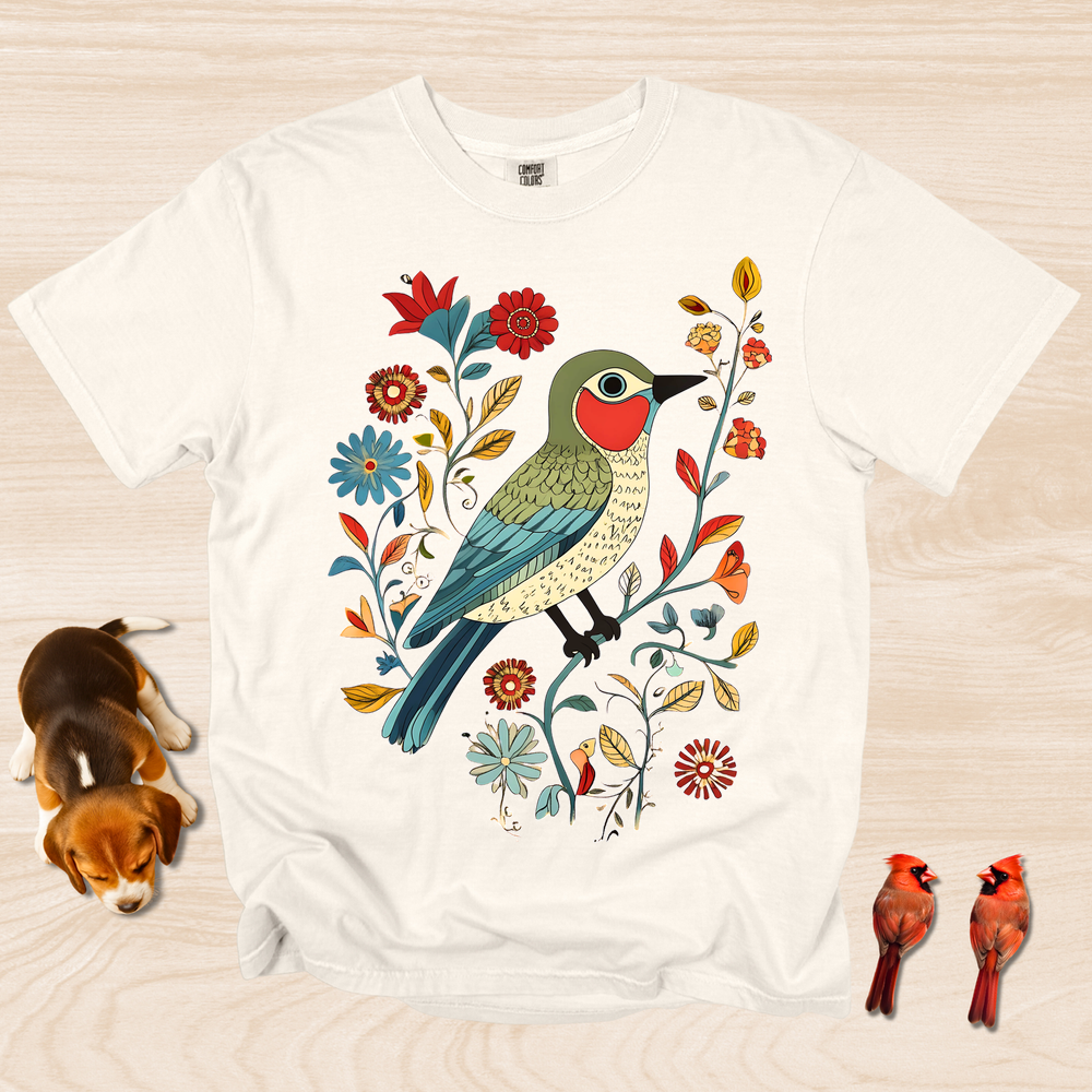 Cottagecore Bird Design
