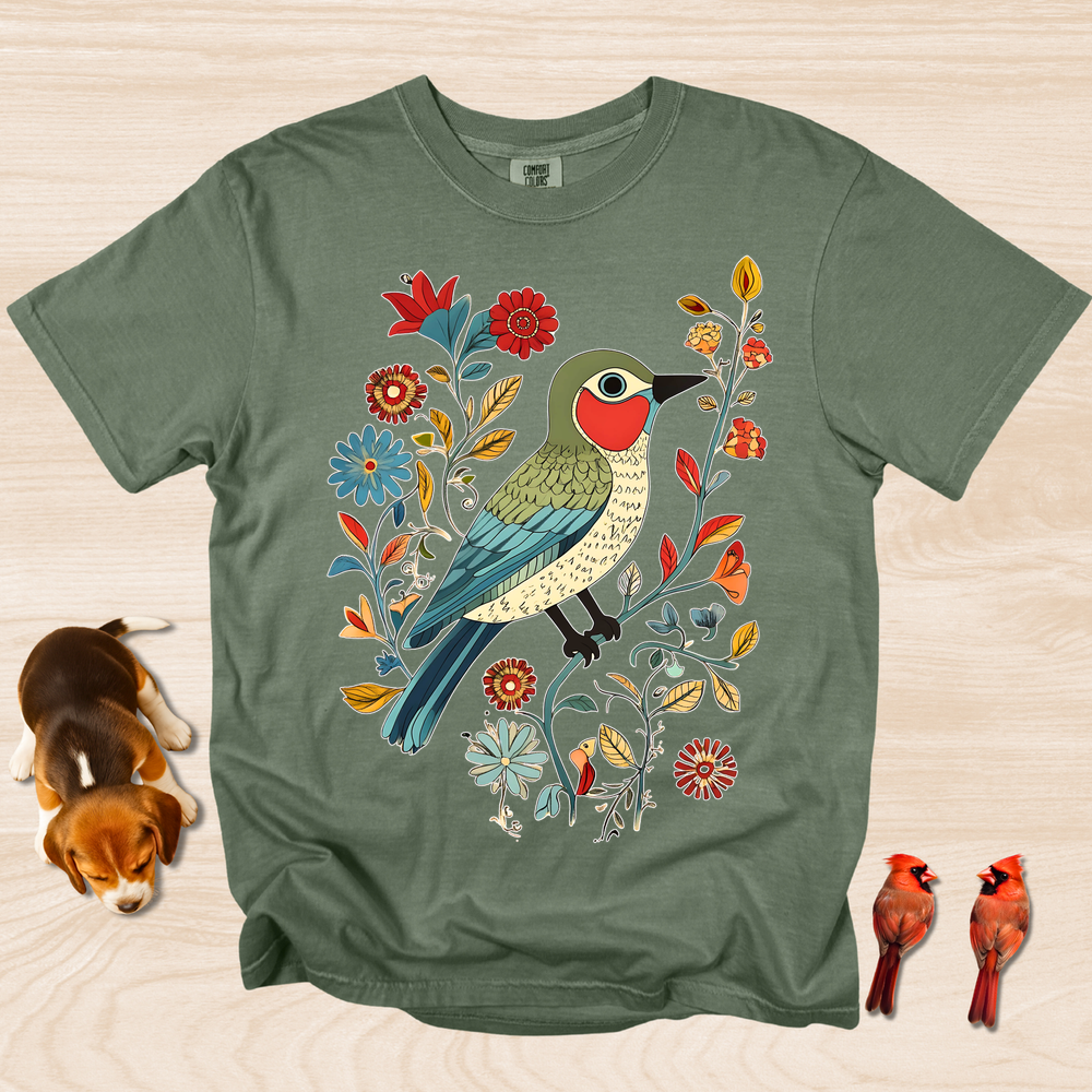 Cottagecore Bird Design