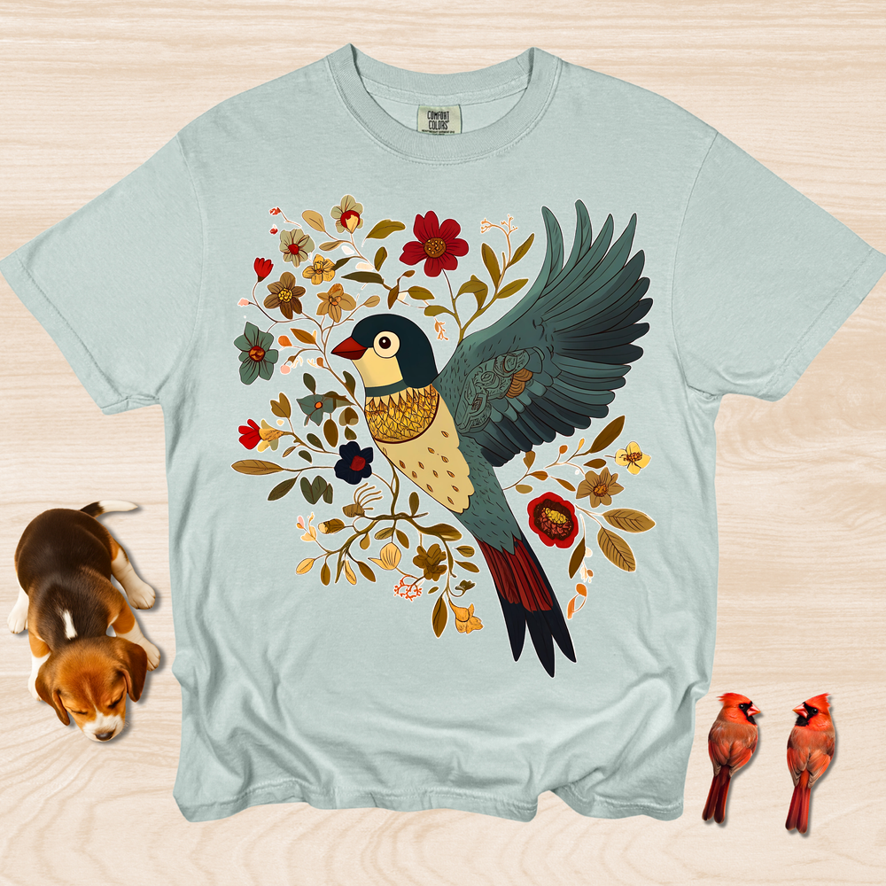 Cottagecore Bird Design