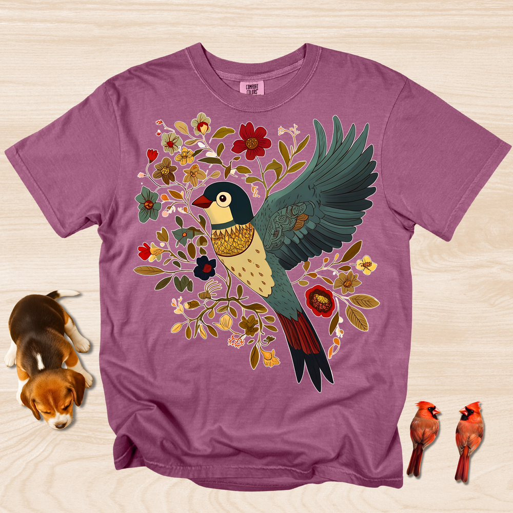 Cottagecore Bird Design