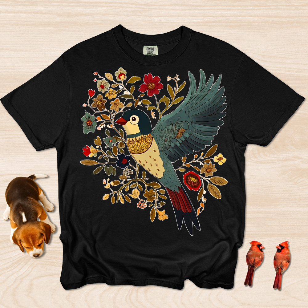 Cottagecore Bird Design