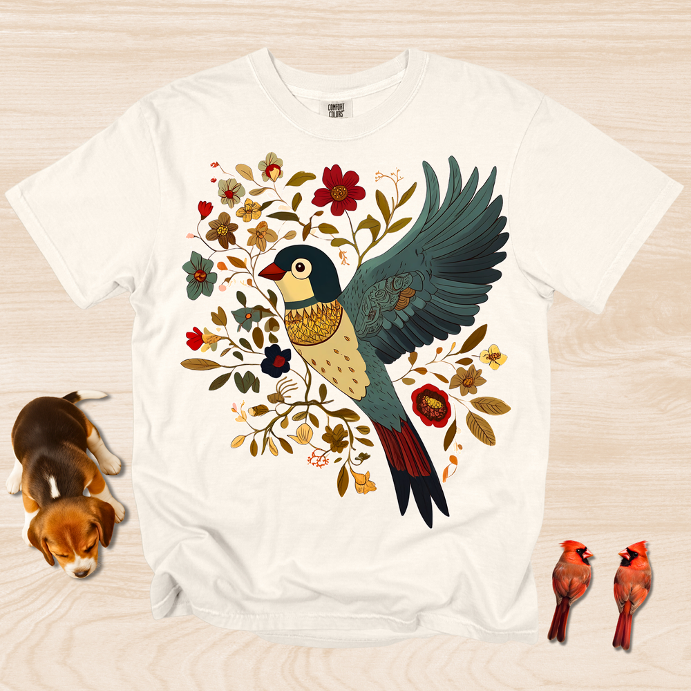 Cottagecore Bird Design