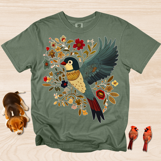 Cottagecore Bird Design