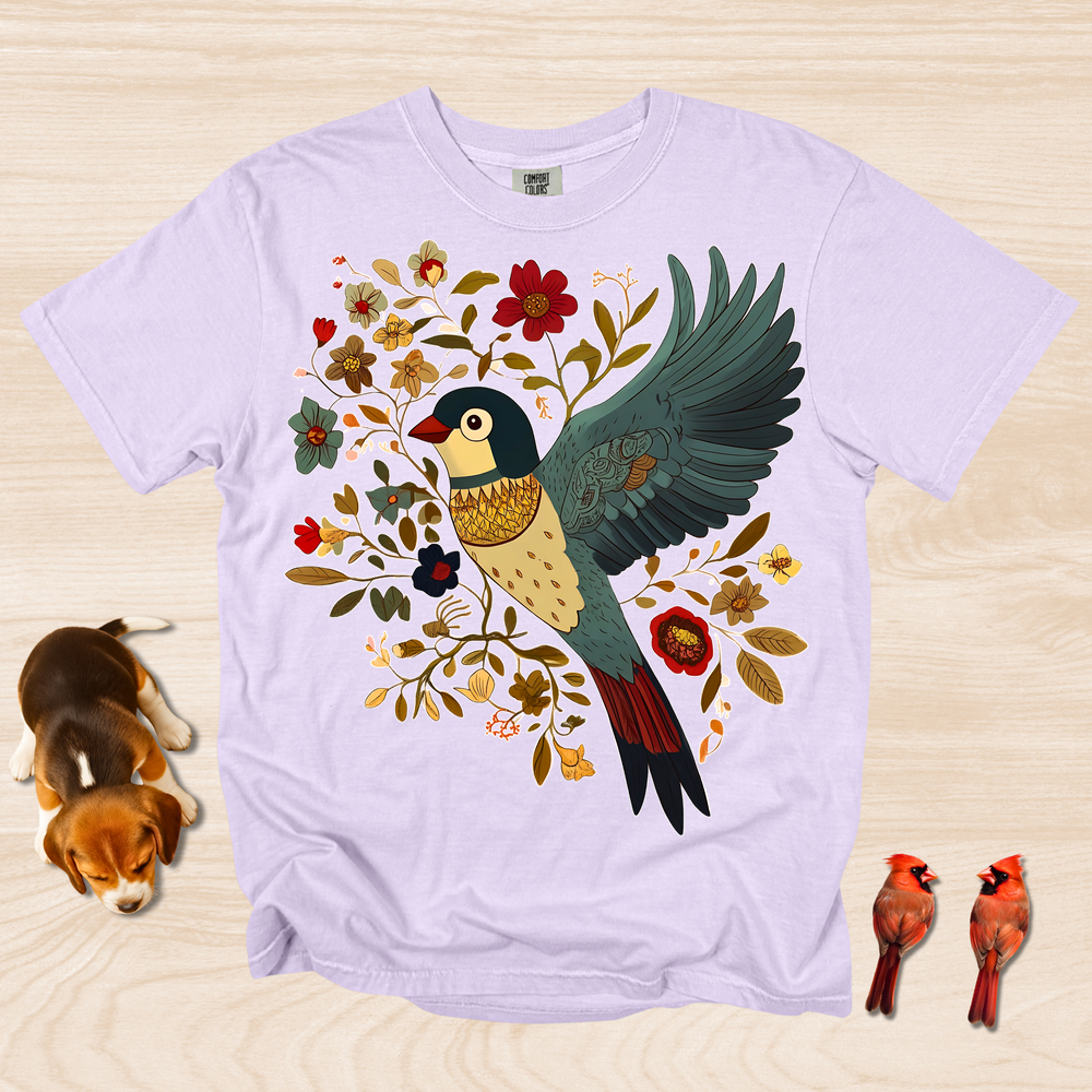 Cottagecore Bird Design