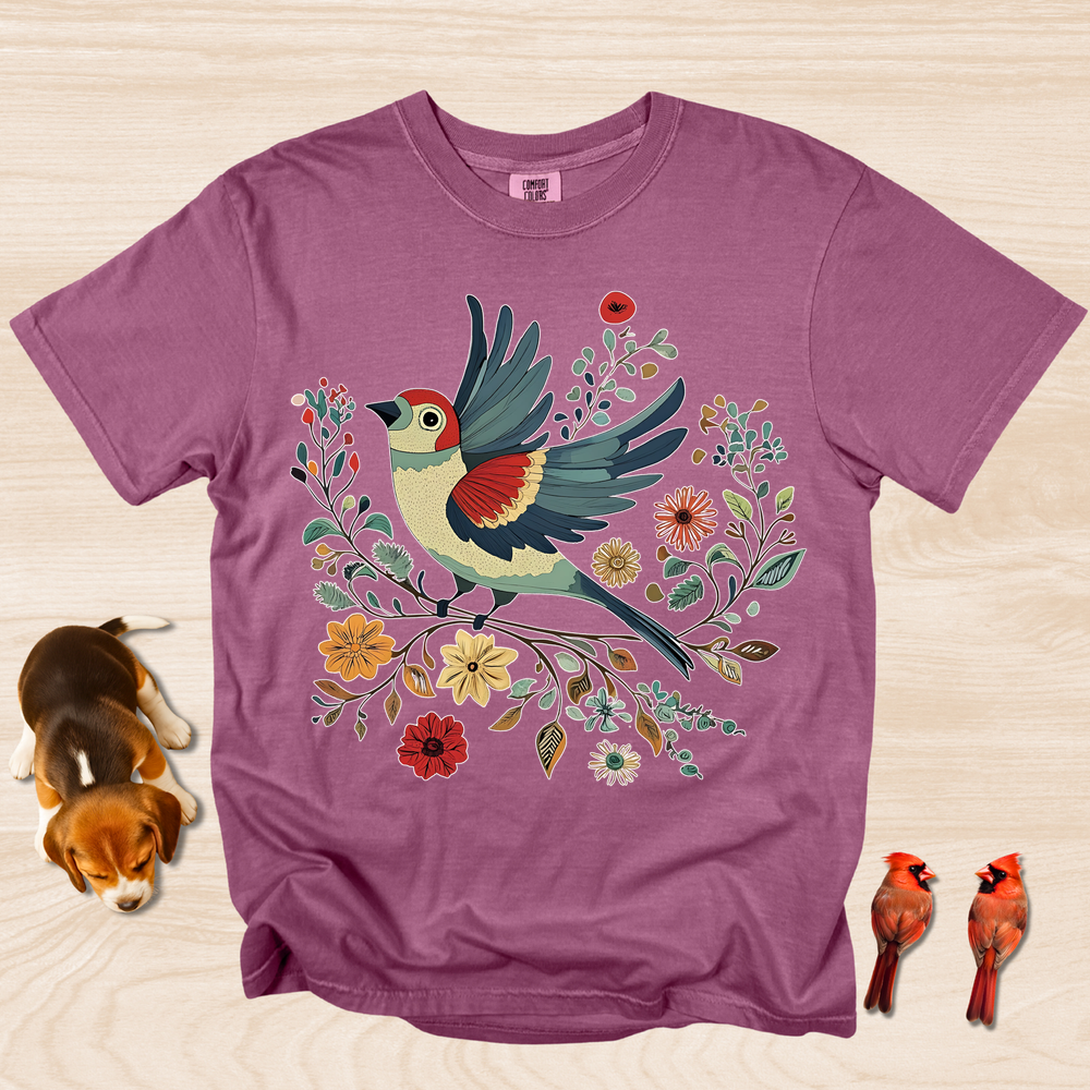 Cottagecore Bird Design