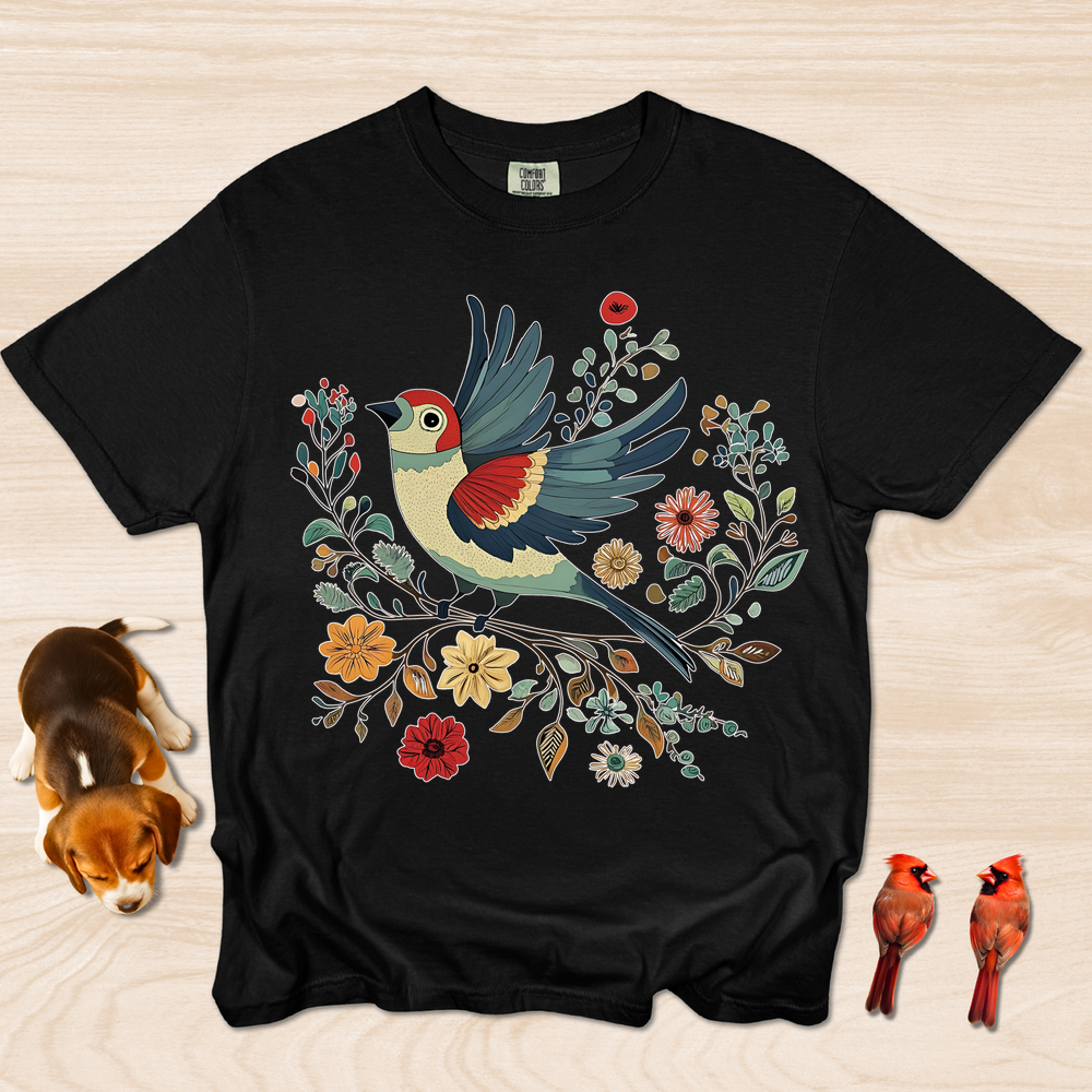 Cottagecore Bird Design