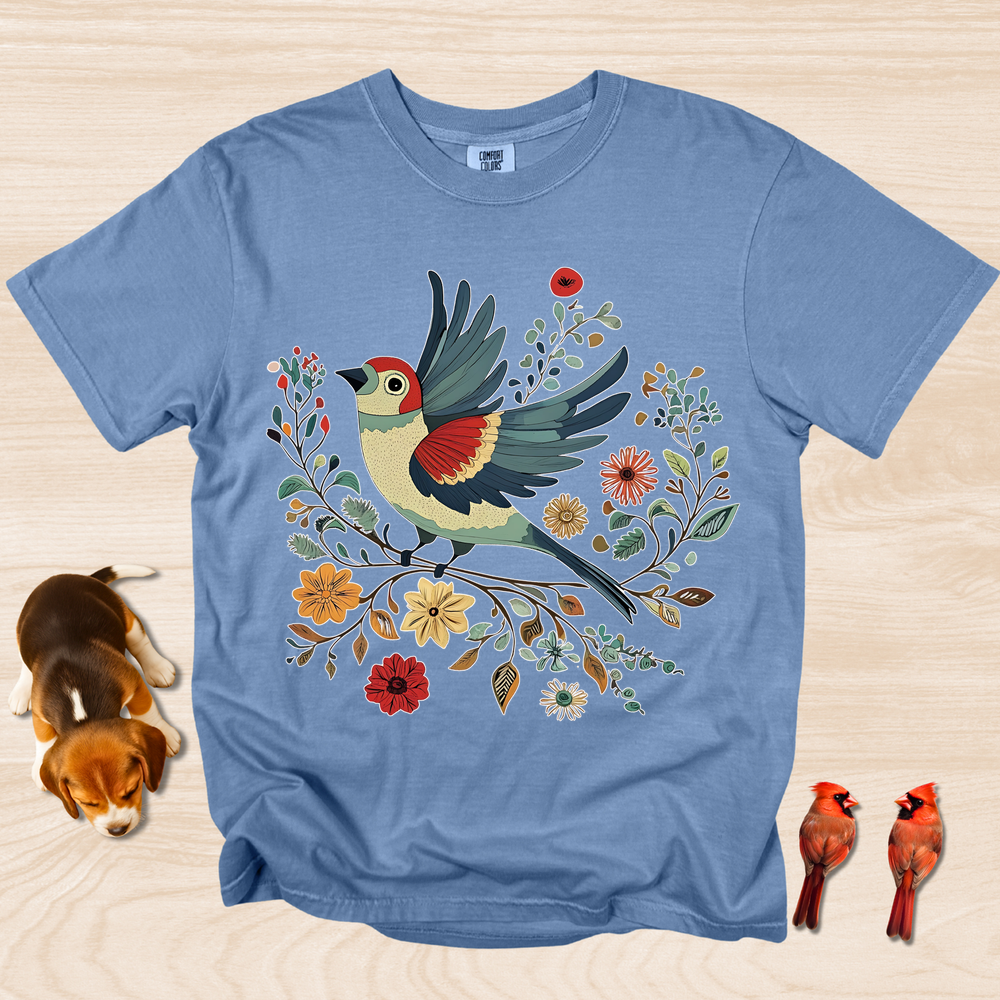 Cottagecore Bird Design