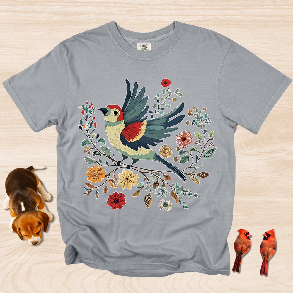 Cottagecore Bird Design