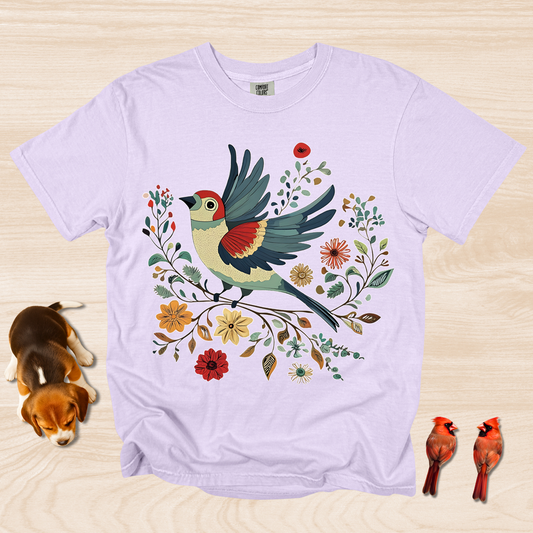 Cottagecore Bird Design