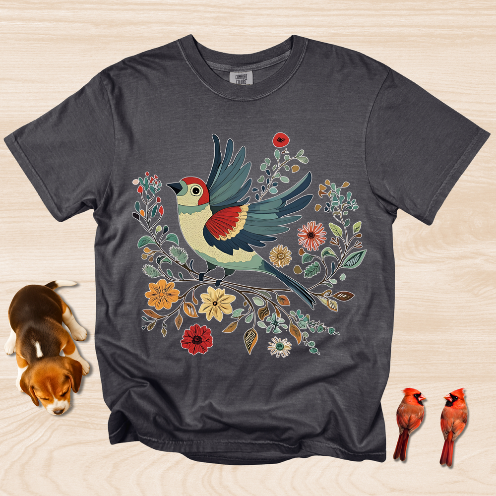 Cottagecore Bird Design