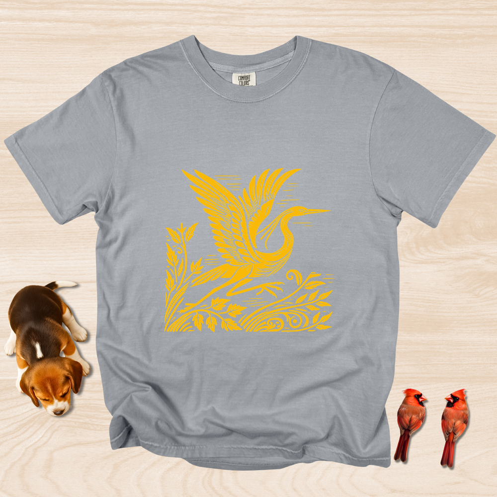 Heron Artistic T-shirt