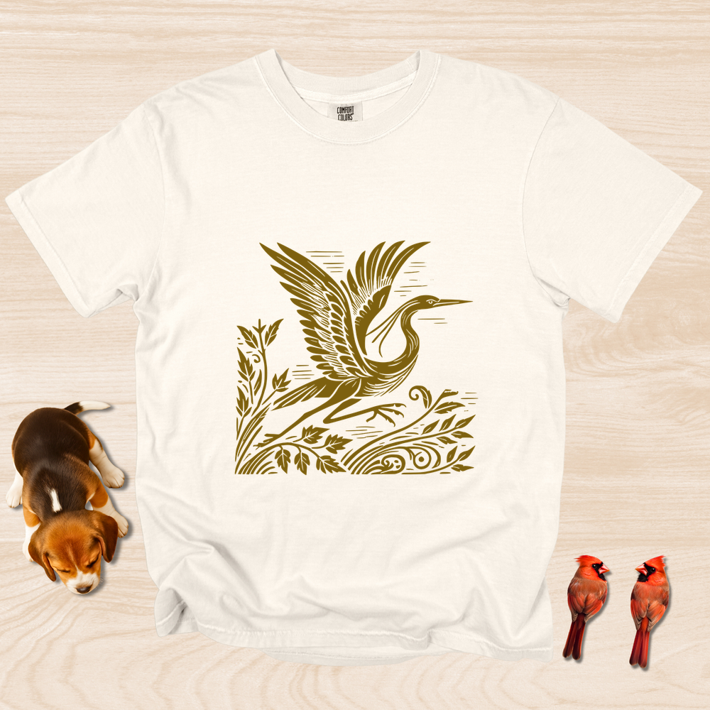 Heron Artistic T-shirt