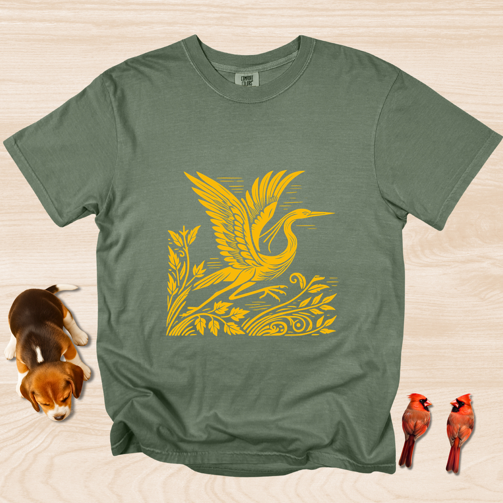Heron Artistic T-shirt