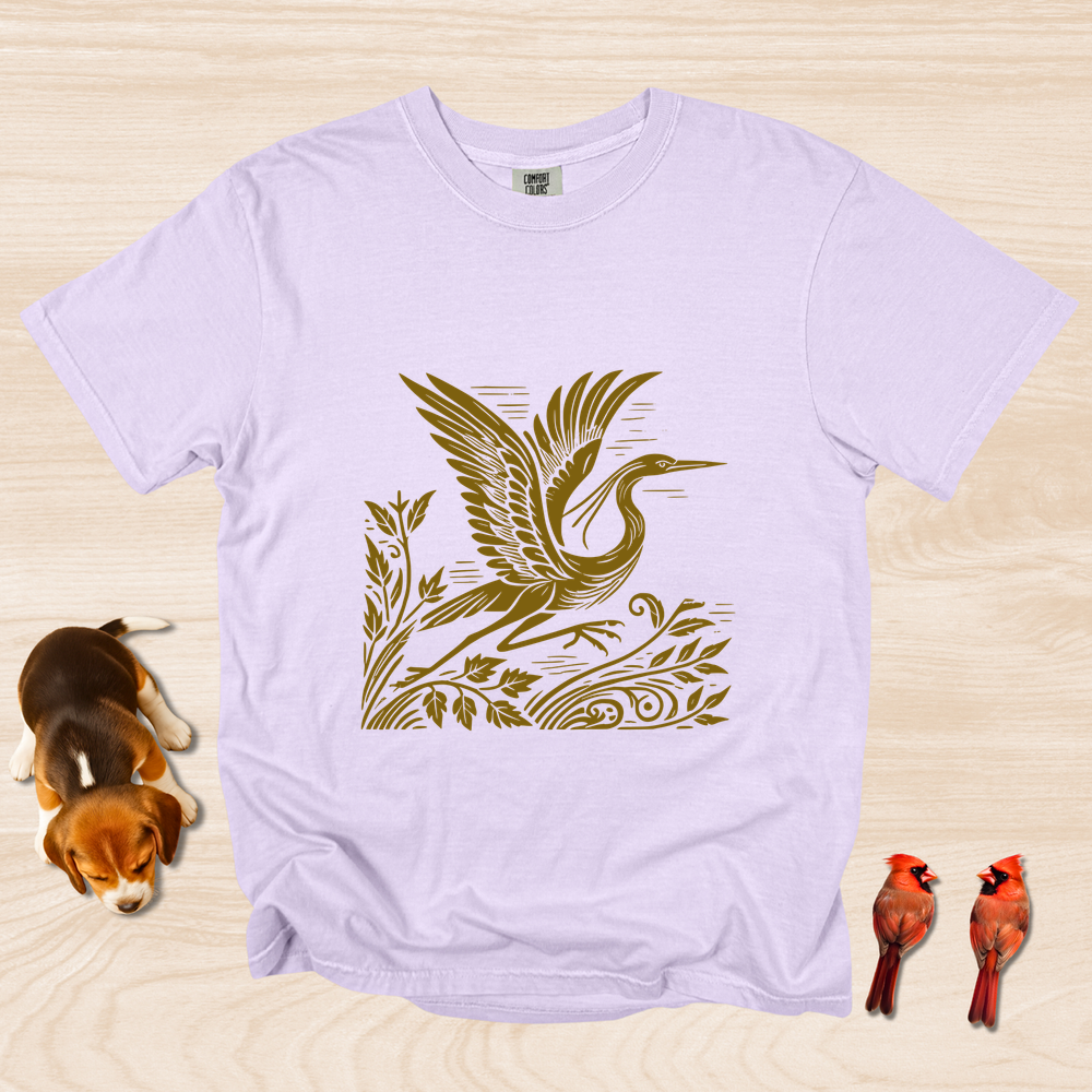Heron Artistic T-shirt